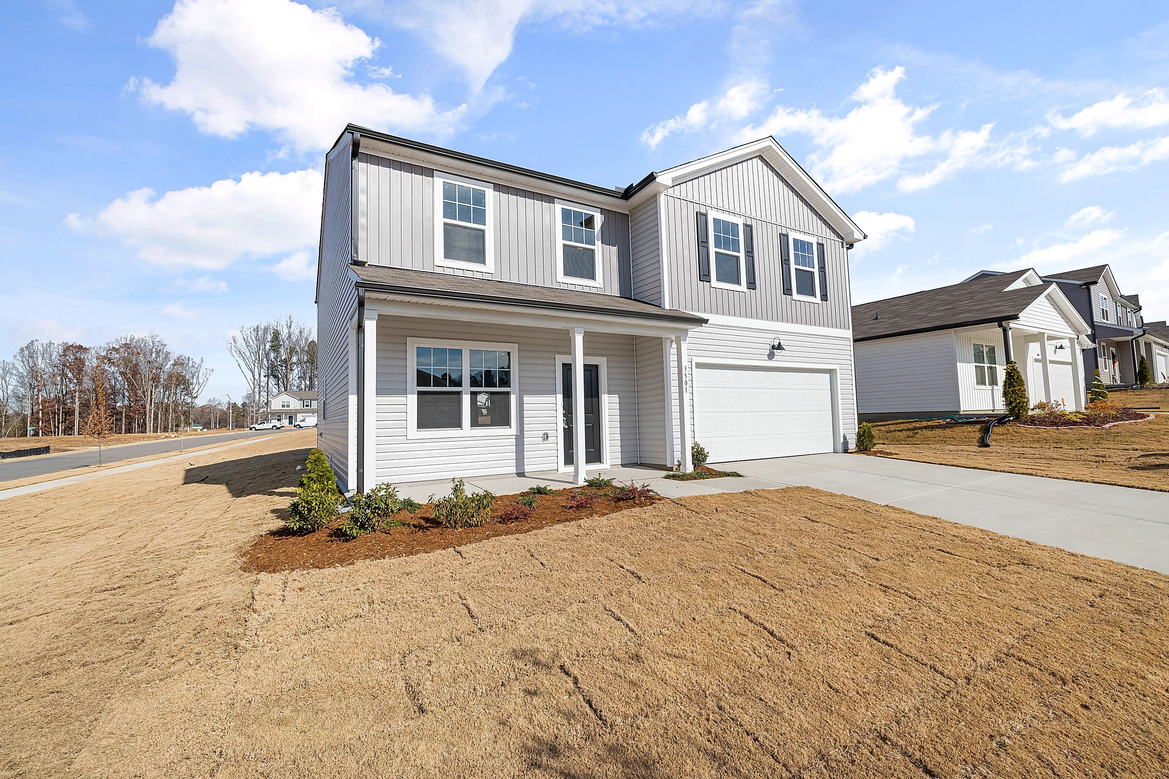 High-definition completed suburban home