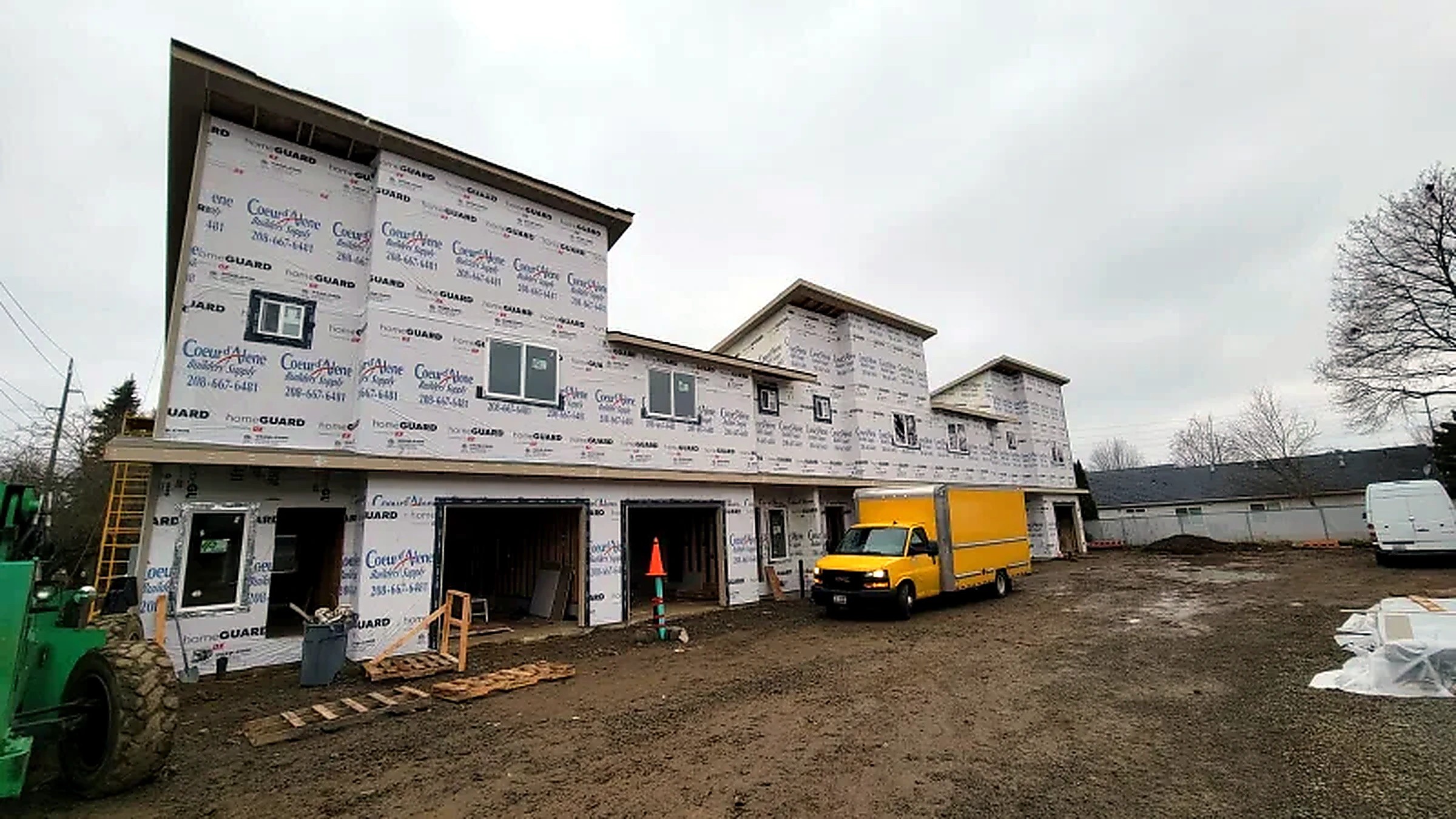 Commercial construction site