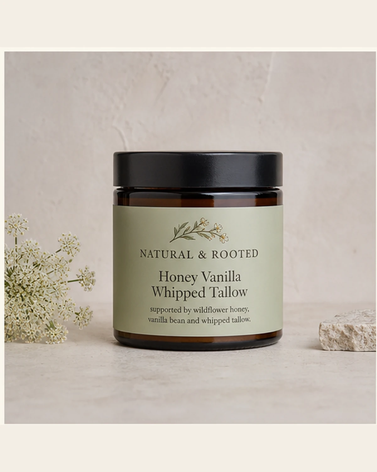 Honey Vanilla Tallow front-facing product photograph